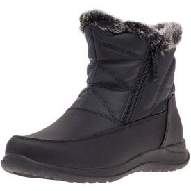 トーツ Totes Womens Dalia Black Zip Up Winter & Snow Boots 8 Medium (B M) レディース