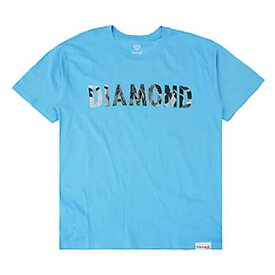 ダイヤモンド Diamond Supply Co. Men's Dead Roses Light Blue Short Sleeve T Shirt Clothing ... メンズ