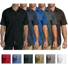 ディッキーズ Dickies Men's 1574 Short Sleeve Casual Original Fit Button Up Work Shirt メンズ