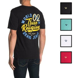 True Religion Men's World Tour 02 TR Logo Graphic Tee T-Shirt メンズ