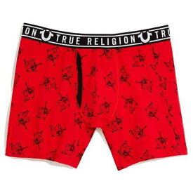 True Religion Men's Buddha Boxer Brief Underwear in Red メンズ