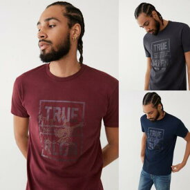 True Religion Men's Buddha Graphic Logo Tee T-Shirt メンズ