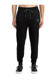 True Religion Men's Motherboard Logo Jogger Sweatpants in Black メンズ
