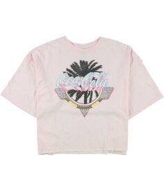 ジャンクフード Junk Food Womens Coca Cola Cropped Graphic T-Shirt Pink X-Large レディース