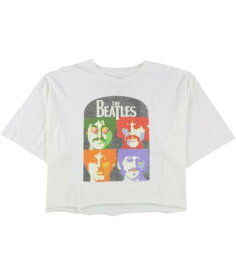 ジャンクフード Junk Food Womens The Beatles 4 Graphic T-Shirt White Large レディース