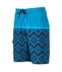 Hang Ten Mens Black Floral Swim Bottom Board Shorts Blue 28 メンズ