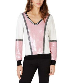 I-N-C Womens Colorblocked Pullover Sweater White Medium レディース