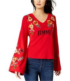 I-N-C Womens Femme Pullover Blouse Red X-Large レディース