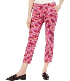 MaxMara Womens Cico Geometric Print Casual Cropped Pants Red 8 レディース
