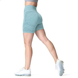 Aoxjox Vital 1.0 Seamless Biker Shorts for Women High Waist Workout Shorts Booty レディース