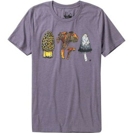 SLolew Loris Slow Loris Mushrooms Short-Sleeve T-Shirt - Men's Heather Purple XXL メンズ