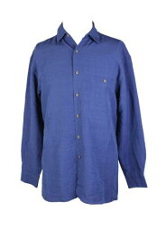CampiaModa Campia Moda Indigo Long-Sleeve Textured Pocket Shirt S メンズ