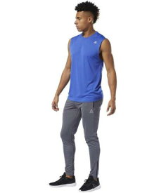 リーボック New ListingReebok Mens Stacked Logo Trackstar Athletic Track Pants Grey X-Large メンズ