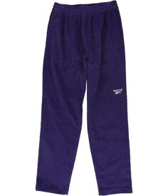 リーボック Reebok Mens Corduroy Athletic Track Pants Purple Medium メンズ