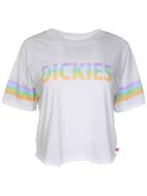 ディッキーズ Dickies Girl Pastel Stripe T-Shirt Juniors/Women's Short Sleeve Cropped レディース