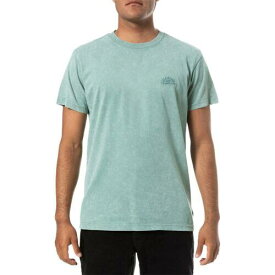 Katin Rise Emb. T-Shirt - Men's Blue Surf Sand Wash M メンズ