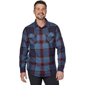 FlyLolew Flylow Handlebar Tech Flannel Shirt - Men's River/Redwood Plaid S メンズ