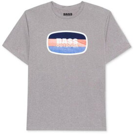 バス BASS OUTDOOR Mens Short Sleeve Crewneck Tee Graphic T-Shirt Top メンズ