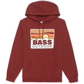 バス BASS OUTDOOR Mens Fleece Sweatshirt Pullover Hoodie Loungewear メンズ