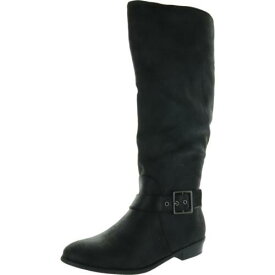 ジュルネ コレクション Journee Collection Womens Winona Black Knee-High Boots 6 Medium (B M) レディース