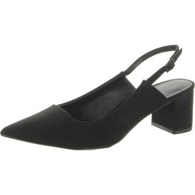 find. Womens Connie Black Faux Suede Pumps Shoes 9.5 Medium (B M) レディース