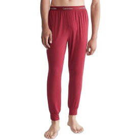 カルバンクライン Calvin Klein Mens Red Jogger Ultra Soft Logo Sleep Pant XL メンズ