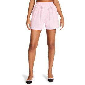 メデン Steve Madden Womens Tish Pink Cotton Split Hem High-Waist Shorts M レディース