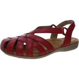アース Earth Origins Womens Berri Red Slingback Sandals Shoes 9 Wide (C D W) レディース