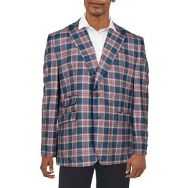 Tayion By Montee Holland Mens Wool Blend Two-Button Blazer Jacket メンズ
