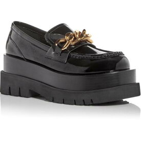 ジェフリーキャンプベル Jeffrey Campbell Womens Recess PL Black Loafers Shoes 9 Medium (B M) レディース