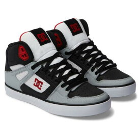 ディーシー DC Shoes Men's Pure Black/Grey/Red Hi Top Sneaker Shoes Clothing Apparel Skat... メンズ
