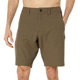 ボルコム Volcom Men's Frickin Cross Shred Slub Tarmac Brown Shorts Clothing Apparel Sn... メンズ