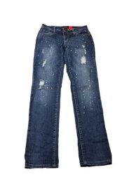 EarlJeans Earl Jeans Blue Paint Splatter Boyfriend Jeans 0 レディース