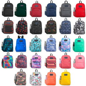 Jansport ジャンスポーツ JanSport Cross Town 100% Authentic School Backpack With Front Pocket 13x8.5x17 メンズ