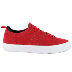 ハフ HUF Clive Sneakers (Red) Suede Skating Low Top Vulc Shoes メンズ