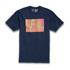 バンズ Vans Off The Wall Retro Type Short Sleeve Tee (Dress Blues) T-Shirt メンズ