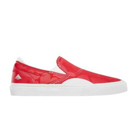 エメリカ Emerica Wino G6 Slip-On Sneakers (Red/White) Skate Shoes メンズ