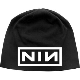 Nine Inch Nails - NIN Logo - Black Ski Cap Beanie メンズ