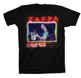 District Frank Zappa-Zappa In New York-Medium Black T-shirt メンズ