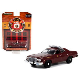 Greenlight Model Car 1/64 Scale Fire & Rescue Series 3 1976 Ford Torino Maroon