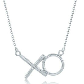 Classic Sterling Silver XO Necklace ユニセックス