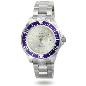 Invicta Men's Watch Grand Diver Automatic Silver Tone Dial Steel Bracelet 3046 メンズ