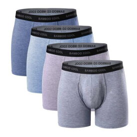 BAMBOO COOL Mens Underwear Bamboo Viscose Long Section Mens Boxer Briefs Soft メンズ