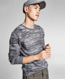And Now This Mens Regular-Fit Marled Brushed Sweater メンズ