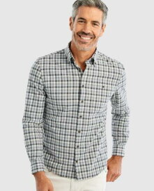 ジョニー オー johnnie-O Coen Hangin Out Button Up Shirt Light Gray Size XL メンズ