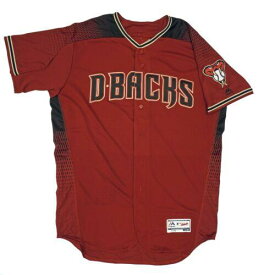 Majestic マジェスティック Mens MLB Arizona Diamondbacks Authentic On Field Flex Base Jersey - Red Alt メンズ