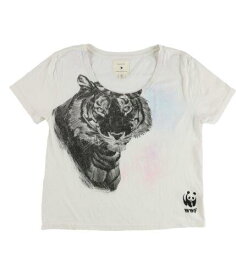 Forever 21 Womens Tiger Graphic T-Shirt レディース