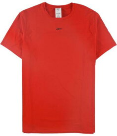 リーボック Reebok Mens Breathable Basic T-Shirt Red Medium メンズ