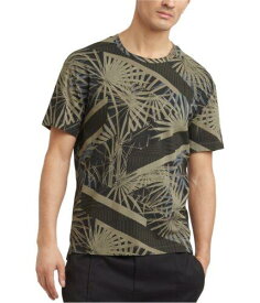 ケネスコール Kenneth Cole Mens Palm Print Graphic T-Shirt Multicoloured Large メンズ