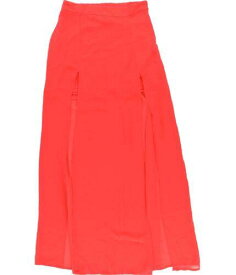 H&M Womens Illusion Maxi Skirt Orange 4 レディース
